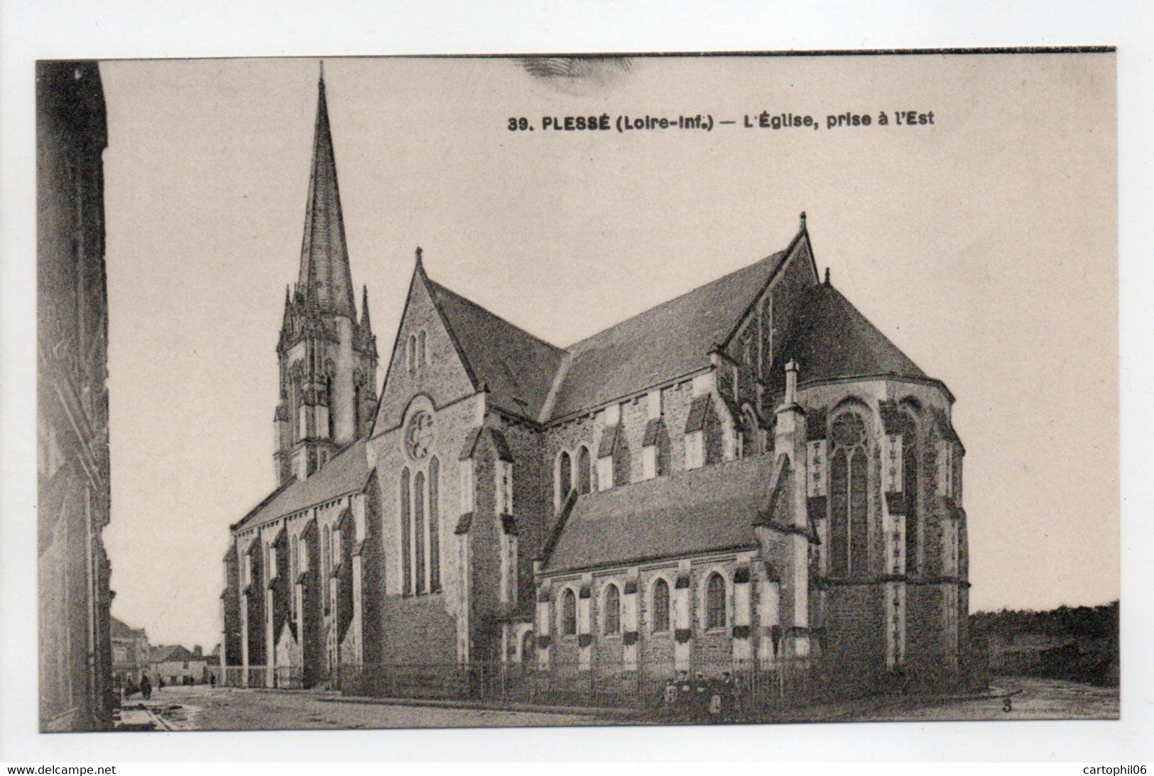 - CPA PLESSÉ (44) - L'Eglise, Prise à L'Est - Edition Chapeau N° 39 - - Sonstige & Ohne Zuordnung