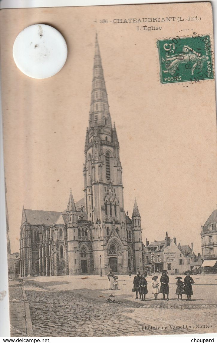 44 - Carte Postale Ancienne  De  CHATEAUBRIANT   L'Eglise - Châteaubriant