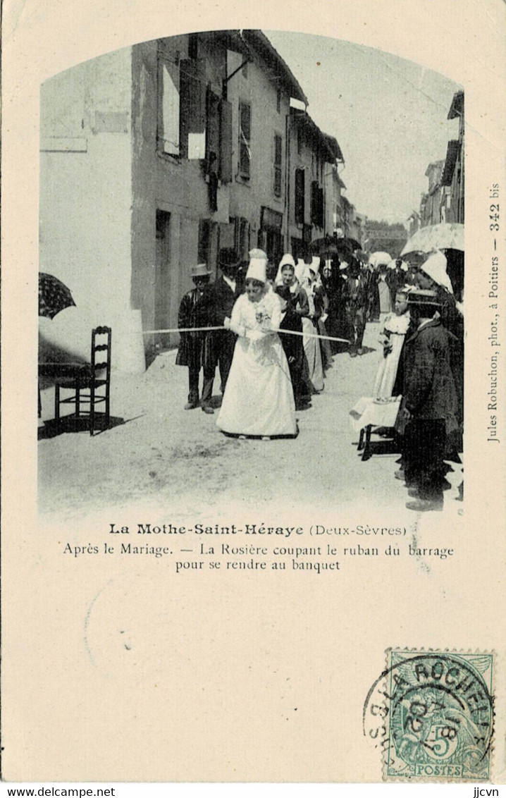 79 #Deux Sèvres# La Mothe Saint Héraye - Lot De 2 Cartes Postales - Mariage (Voir Scan) - La Mothe Saint Heray