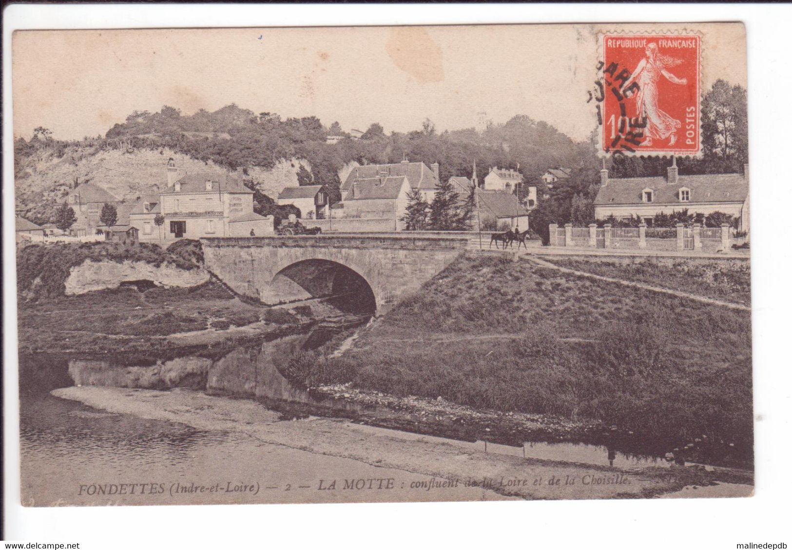 CPA  - FONDETTES -  La MOTTE : Confluent De La Loire Et De La Choisille - Fondettes