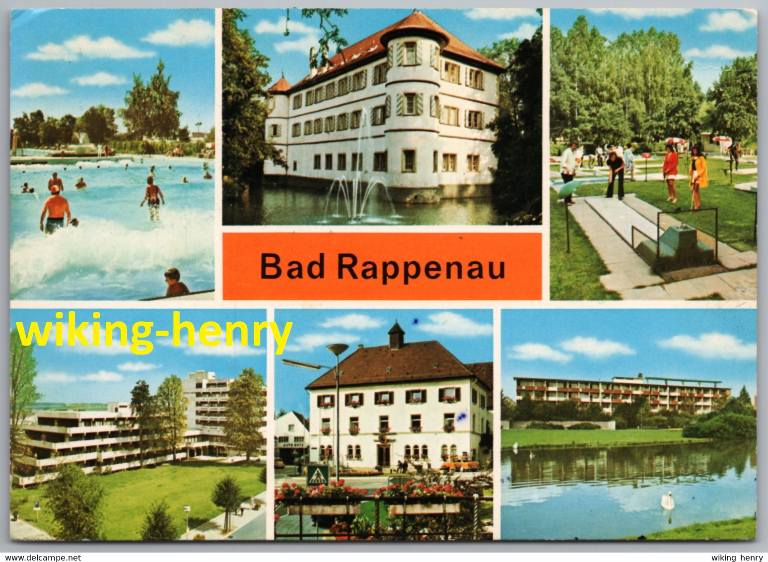 Bad Rappenau - Mehrbildkarte 12   Mit Minigolf - Bad Rappenau