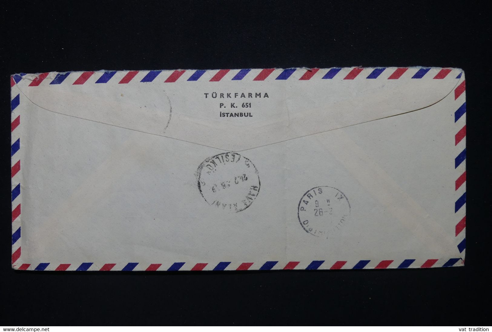 TURQUIE - Enveloppe En Recommandé De Istanbul Pour La France En 1958 - L 113716 - Lettres & Documents