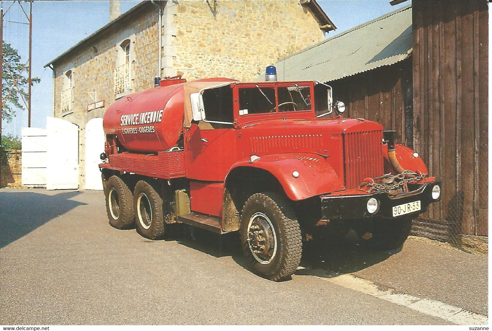 LIGNIÈRES ORGÈRES (53 MAYENNE) Camion Citerne Des POMPIERS - Vente Directe X - Firemen