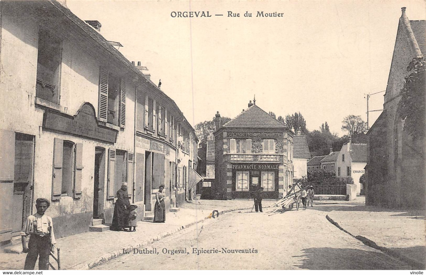 22-568 : ORGEVAL. RUE DU MOUTIER - Orgeval