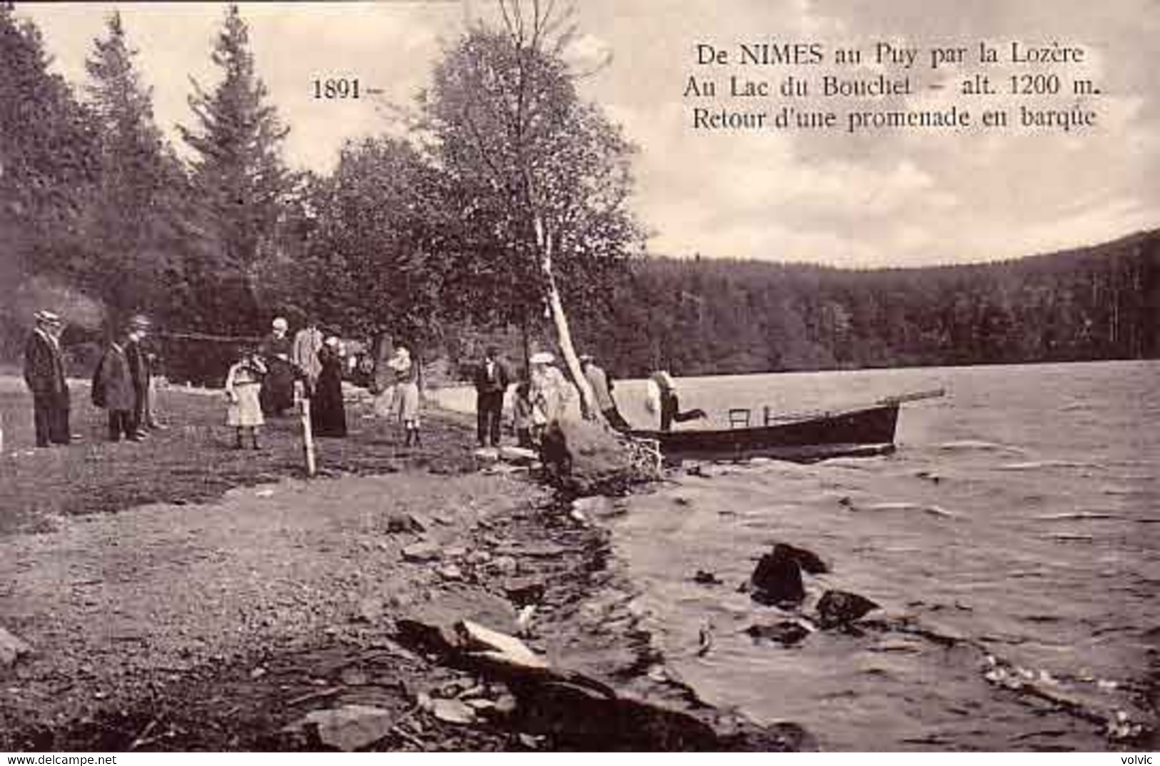 43 - De NIMES Au PUY Par La Lozére - Au Lac Du Bouchet - Retour D'une Promenade En Barque - - Altri & Non Classificati