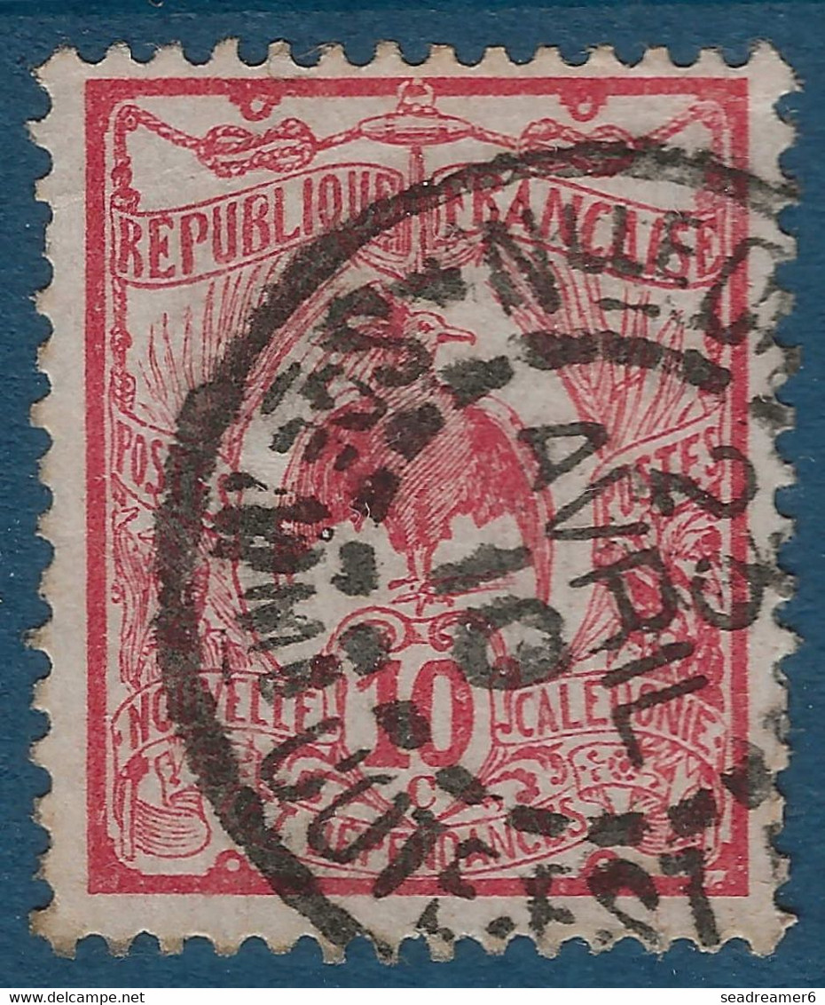 France Colonies Nouvelle Caledonie N°92 10c Rose Oblitéré RR Dateur (Nelle CALEDONIE / Sce Mme COTE EST) Sup ! - Usados