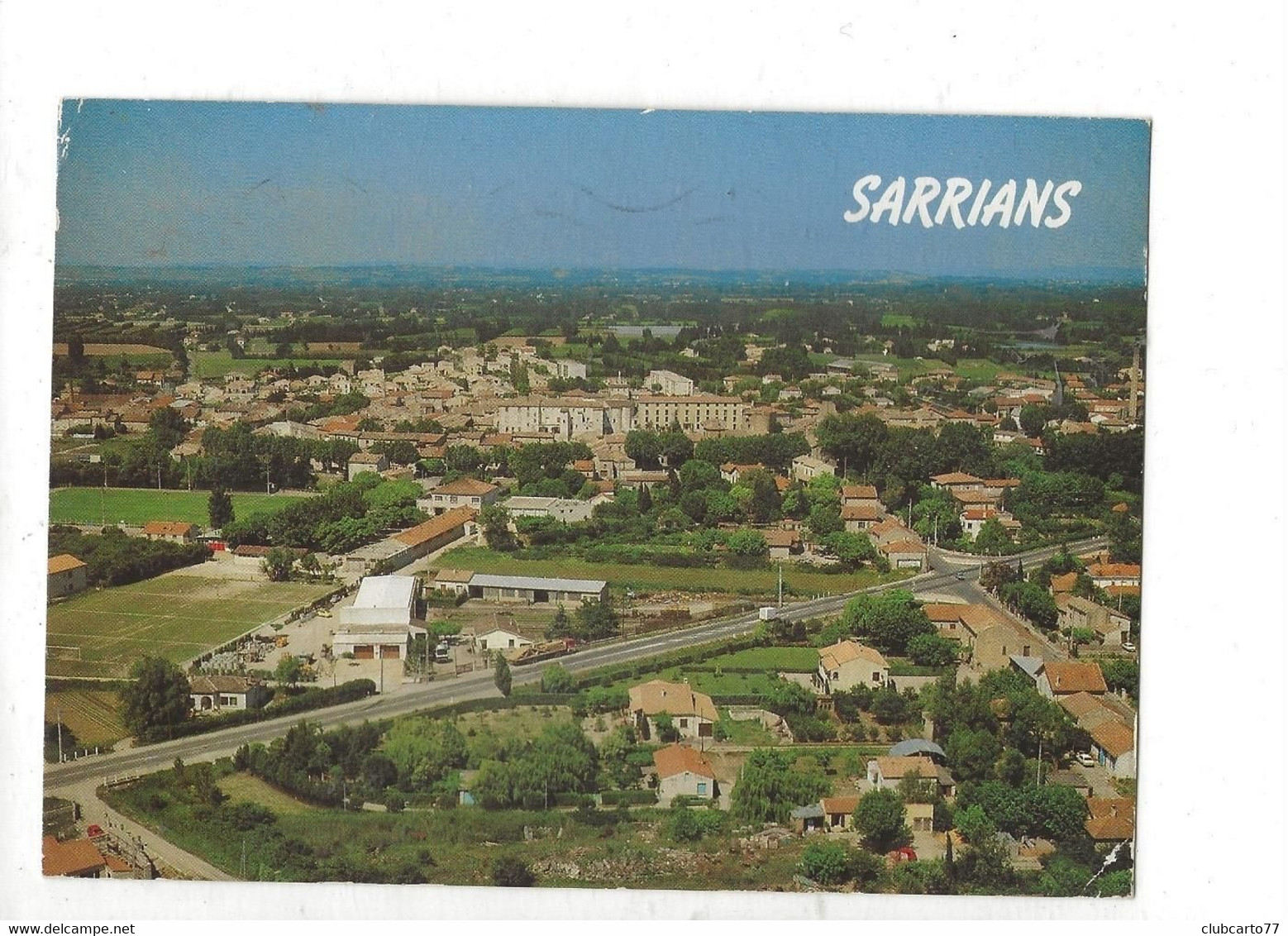 Sarrians (84) : Vue Aérienne Au Niveau Du Quartier Du Stade En 1987 GF. - Sarrians