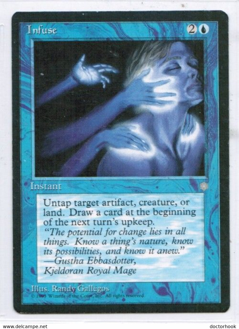 MAGIC The GATHERING  "Infuse"---ICE AGE (MTG--136-3) - Other & Unclassified