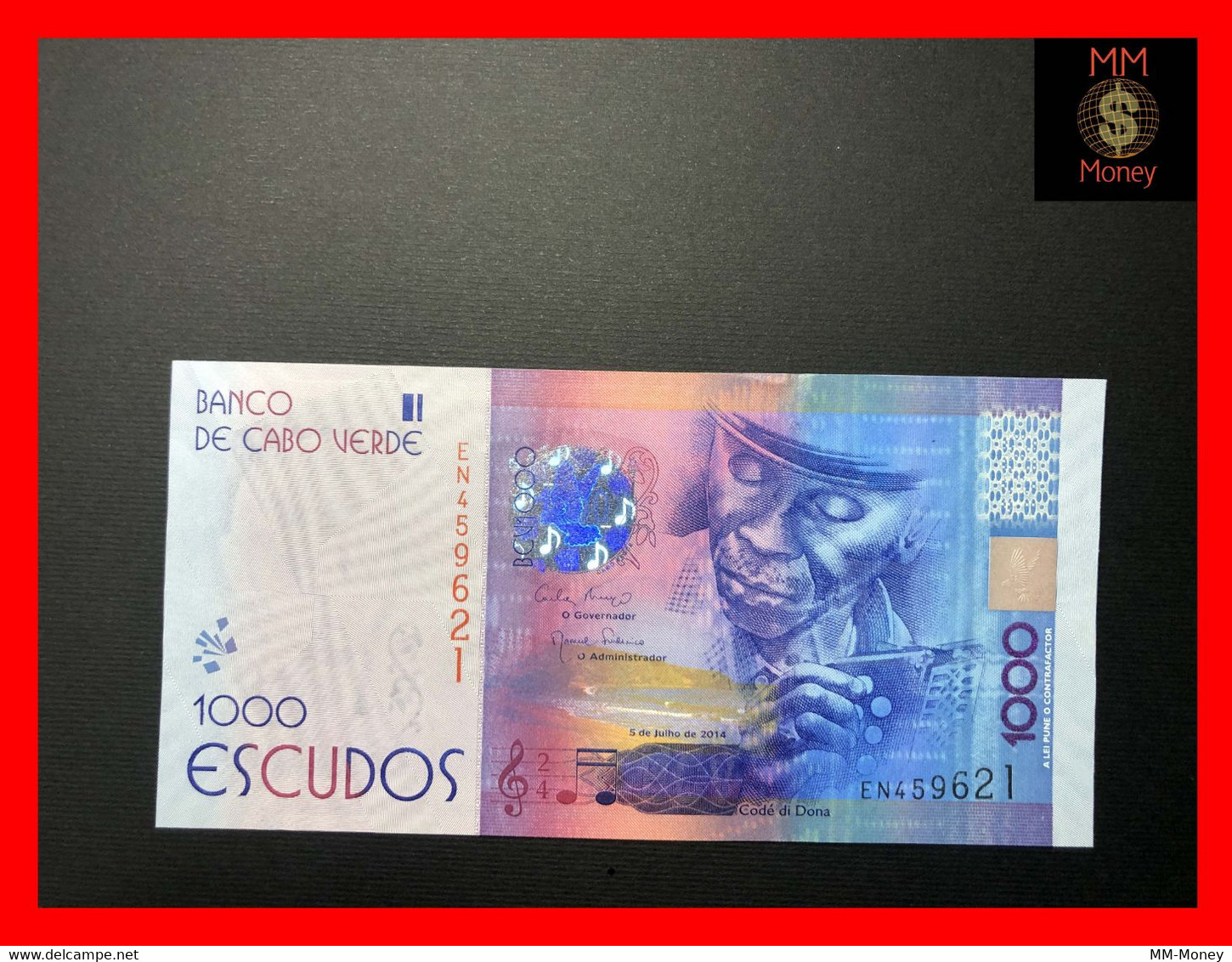 CAPE VERDE 1.000 1000 Escudos  5.7.2014  P. 73  UNC  [MM-Money] - Cap Vert