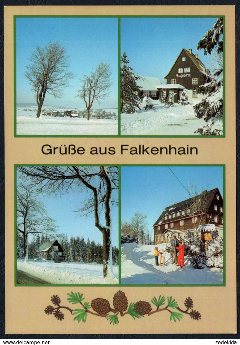 F5532 - TOP Falkenhain OT Waldidyll Vafe Zugspitze FDGB Heim Falkenhorst - Verlag Bild Und Heimat Reichenbach - Dippoldiswalde