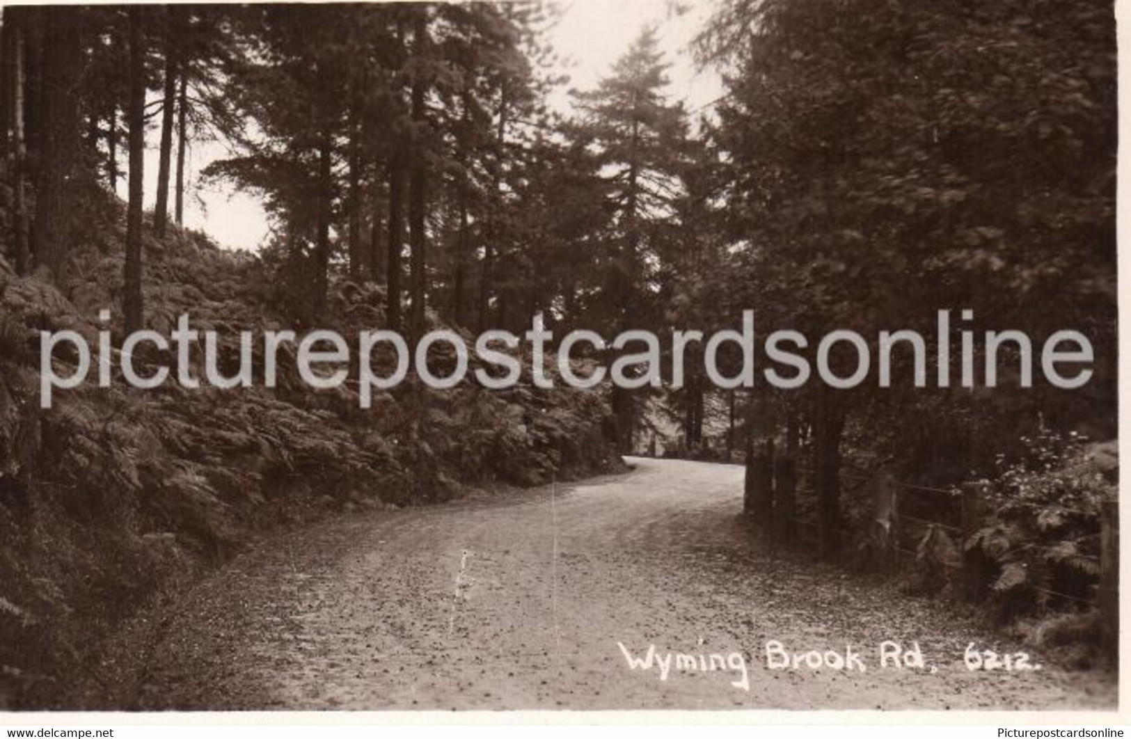 WYMING BROOK ROAD SHEFFIELD OLD R/P POSTCARD YORKSHIRE - Sheffield