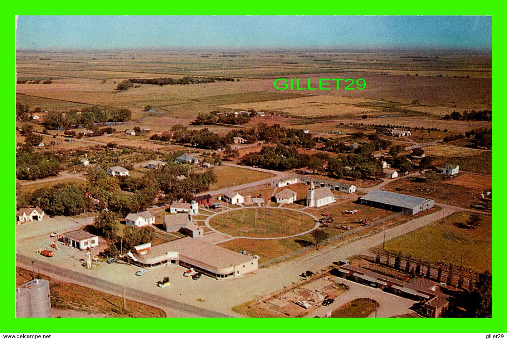 MINDEN, NE - THE HAROLD WARP PIONEER VILLAGE - AERIAL VIEW - GENE McCONNELL - - Kearney