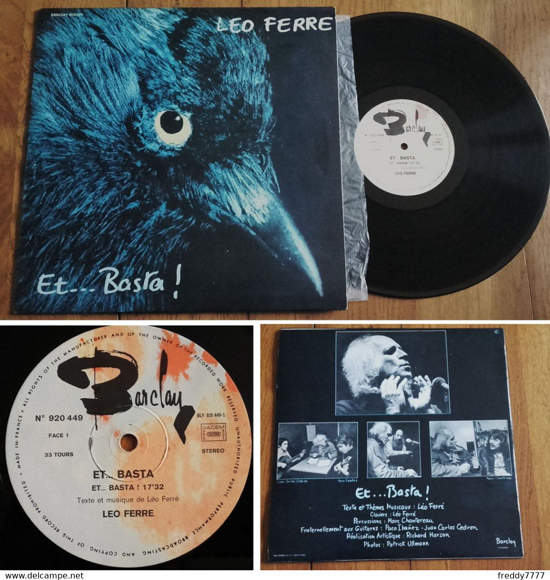 RARE French LP 33t RPM (12") LEO FERRE (1973) - Collectors