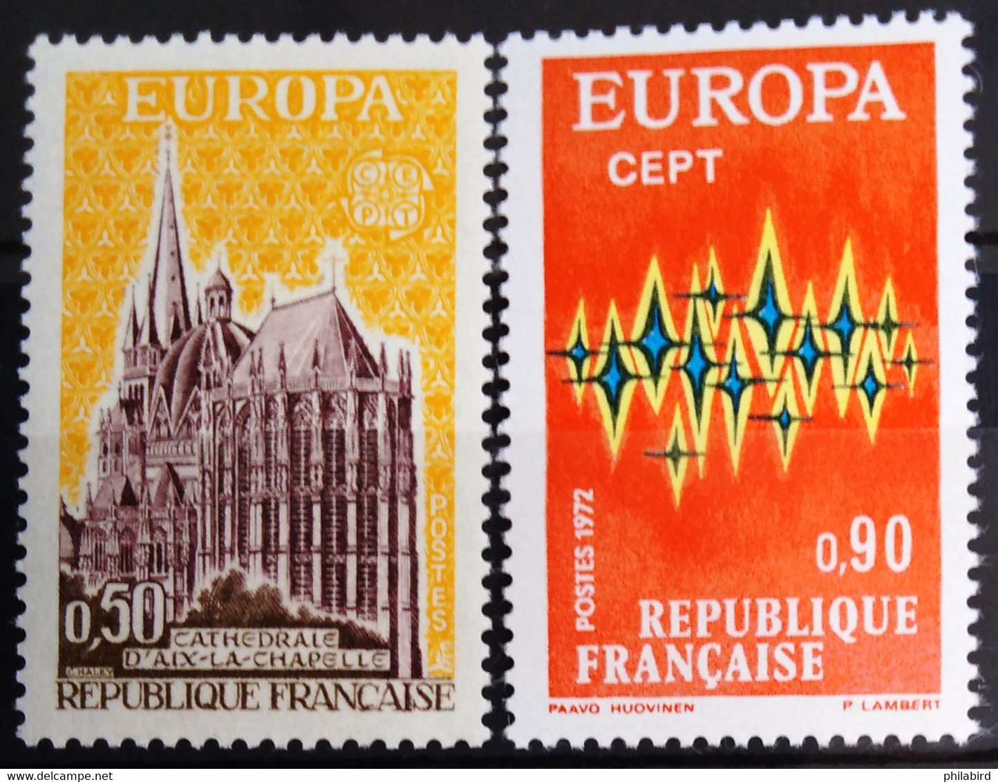 EUROPA 1972 - FRANCE                    N° 1714/1715                        NEUF** - 1972