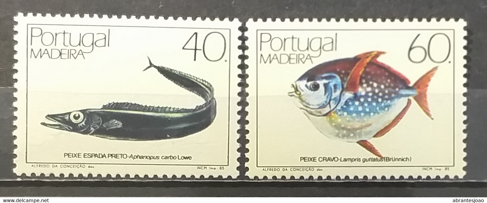 1985 - Portugal - MNH - Endemic Marine Species Of Madeira - Complete Set Of 2 Stamps - Nuovi