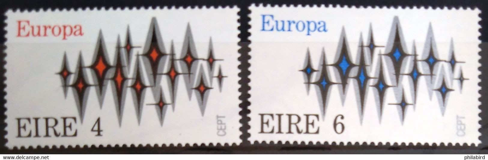 EUROPA 1972 - IRLANDE                    N° 278/279                        NEUF** - 1972