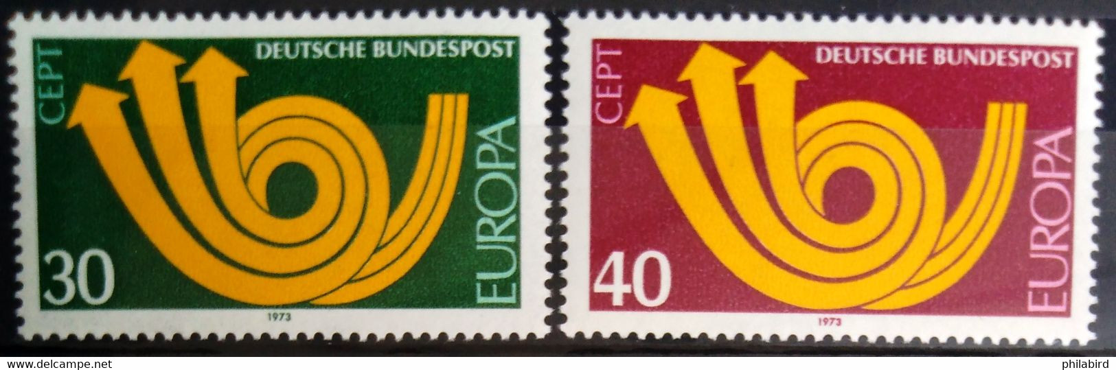 EUROPA 1973 - ALLEMAGNE                   N° 618/619                        NEUF* - 1973