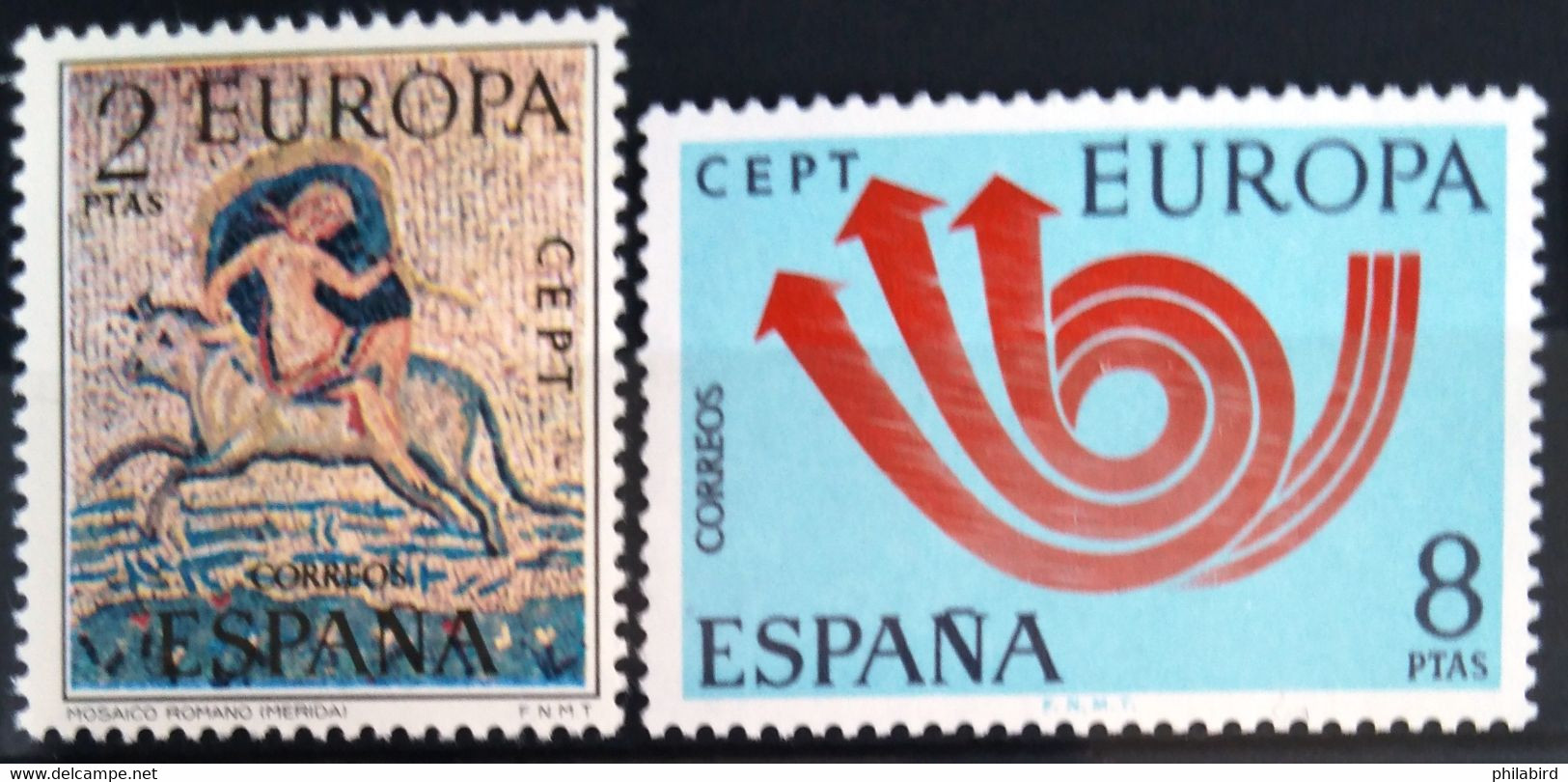 EUROPA 1973 - ESPAGNE                   N° 1779/1780                        NEUF* - 1973