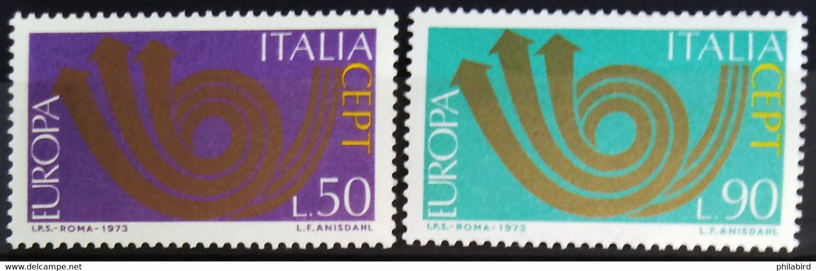 EUROPA 1973 - ITALIE                   N° 1140/1141                        NEUF** - 1973