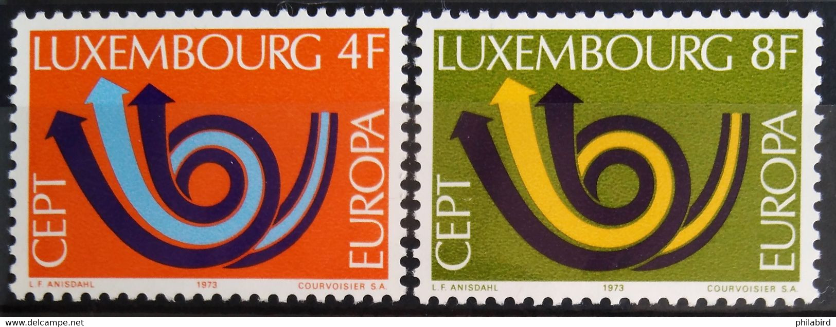 EUROPA 1973 - LUXEMBOURG                   N° 812/813                        NEUF** - 1973