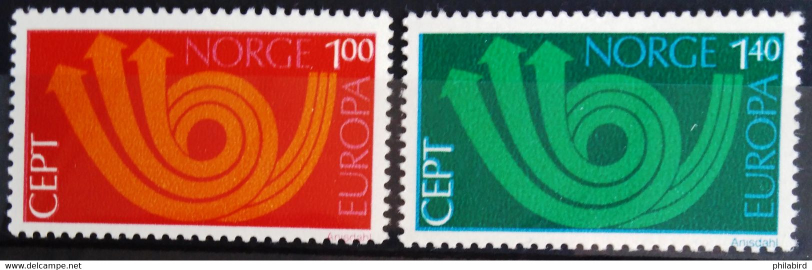 EUROPA 1973 - NORVEGE                   N° 616/617                       NEUF** - 1973