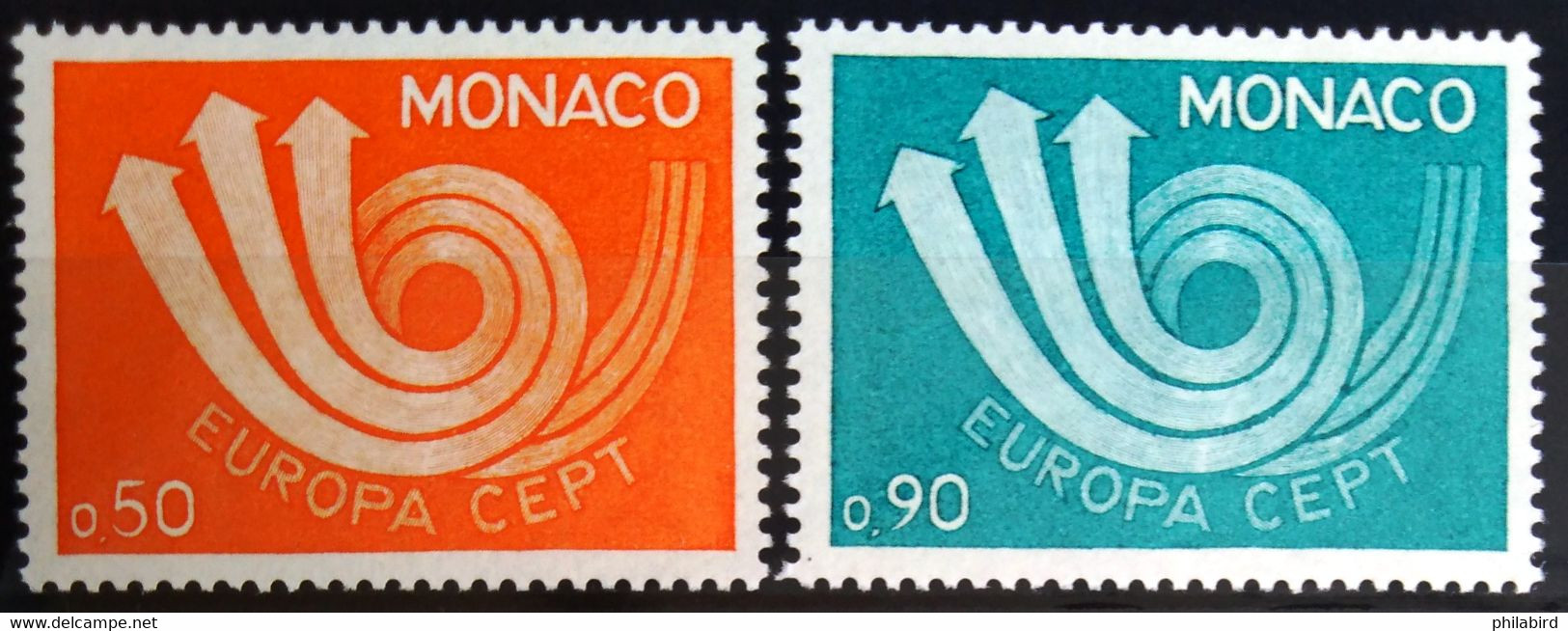 EUROPA 1973 - MONACO                   N° 917/918                      NEUF* - 1973