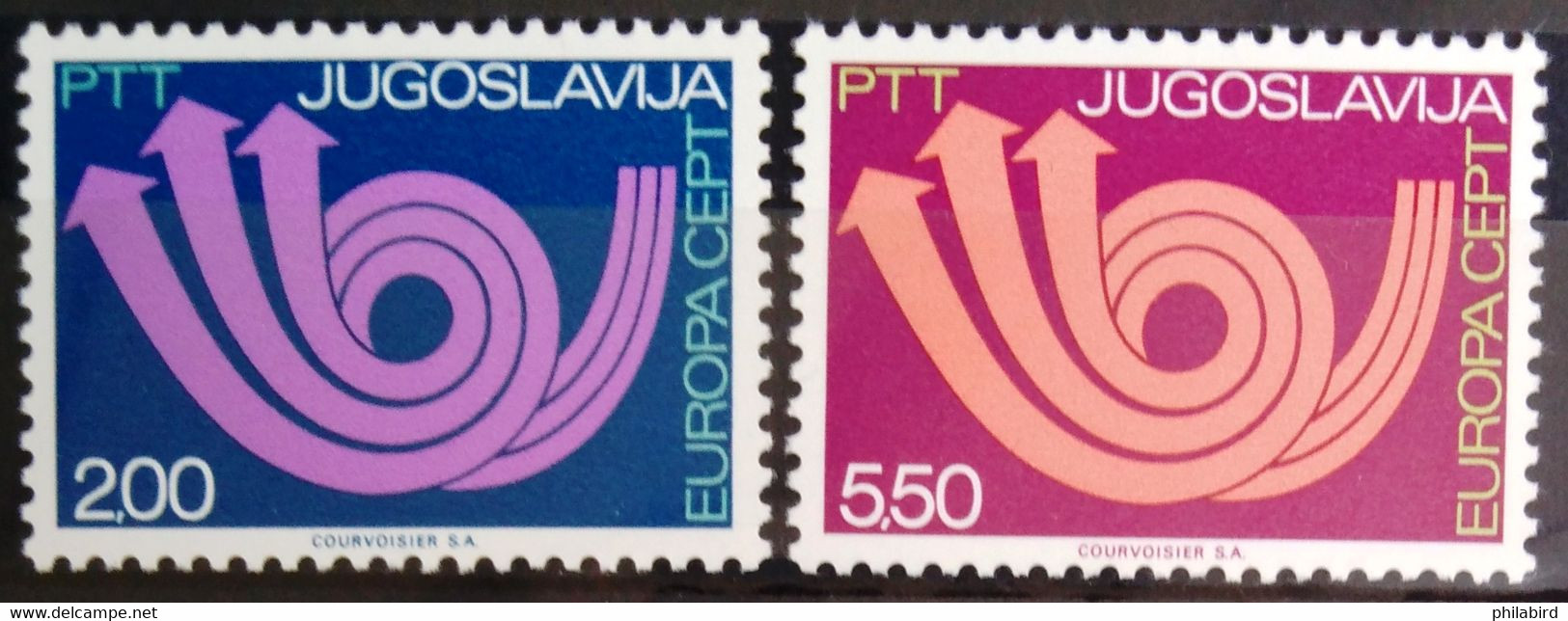 EUROPA 1973 - YOUGOSLAVIE                   N° 1390/1391                      NEUF** - 1973