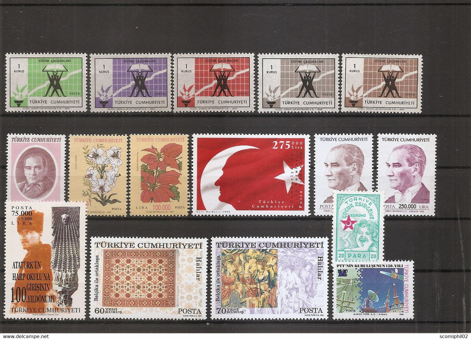 Turquie  ( Lot De Timbres Différents XXX -MNH ) - Otros & Sin Clasificación