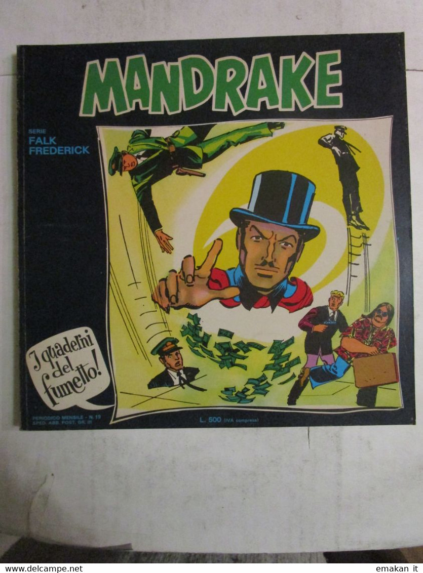 # I QUADERNI DEL FUMETTO N 19 MANDRAKE / FRATELLI SPADA - Corriere Dei Piccoli