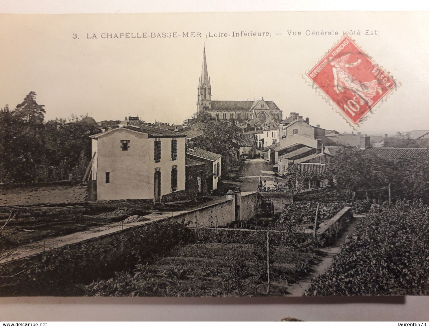 Carte Postal De La Chapelle-Basse-Mer, Vue Générale Côté Est, 44 - La Chapelle Basse-Mer