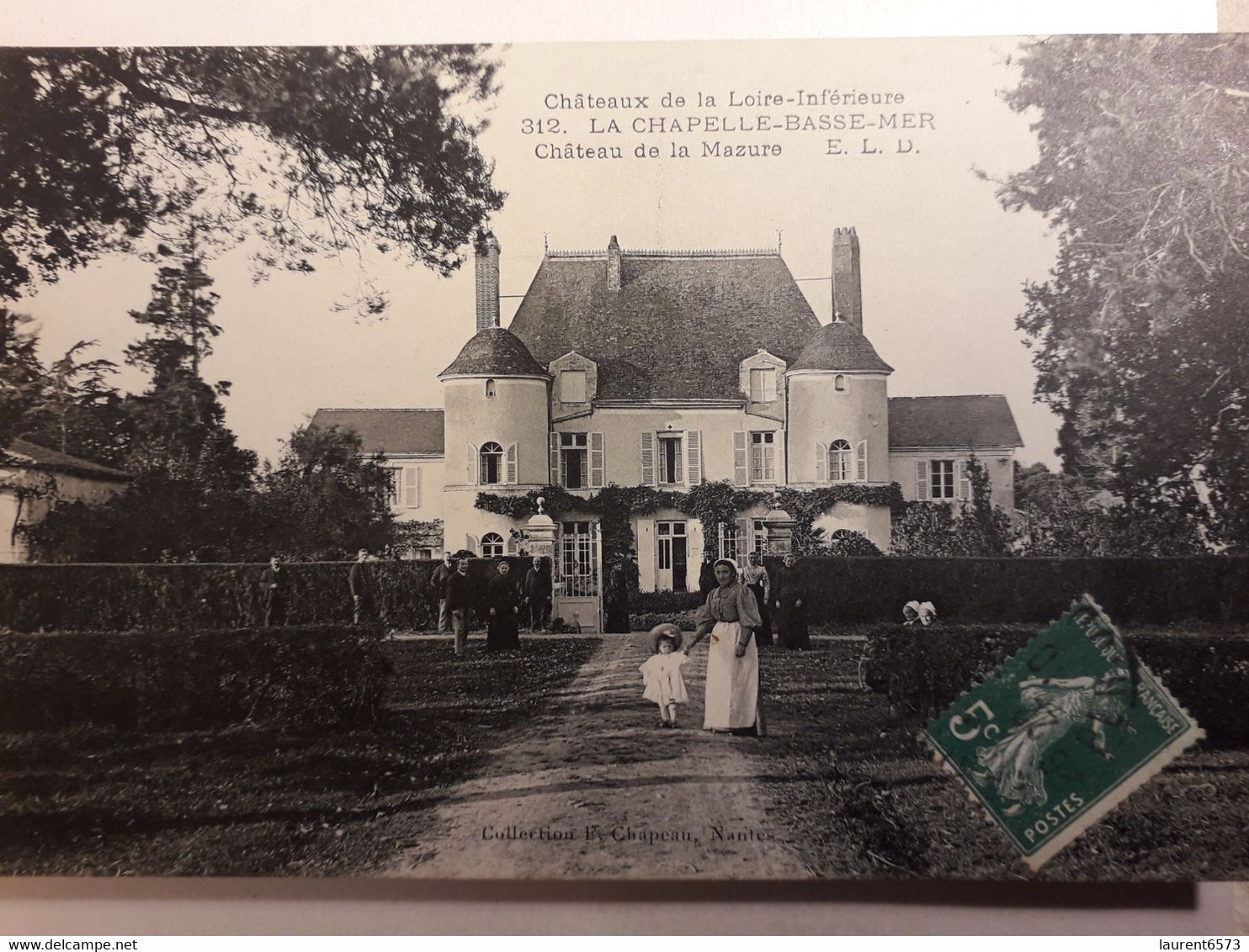 Carte Postal De La Chapelle-Basse-Mer, Château De La Mazure - La Chapelle Basse-Mer