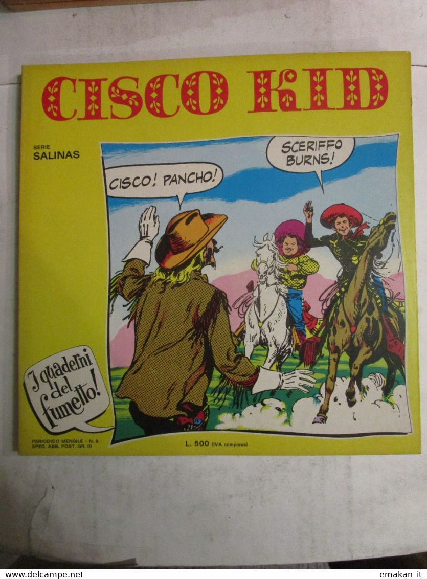 # I QUADERNI DEL FUMETTO N 8 CISCO KID / FRATELLI SPADA - Corriere Dei Piccoli