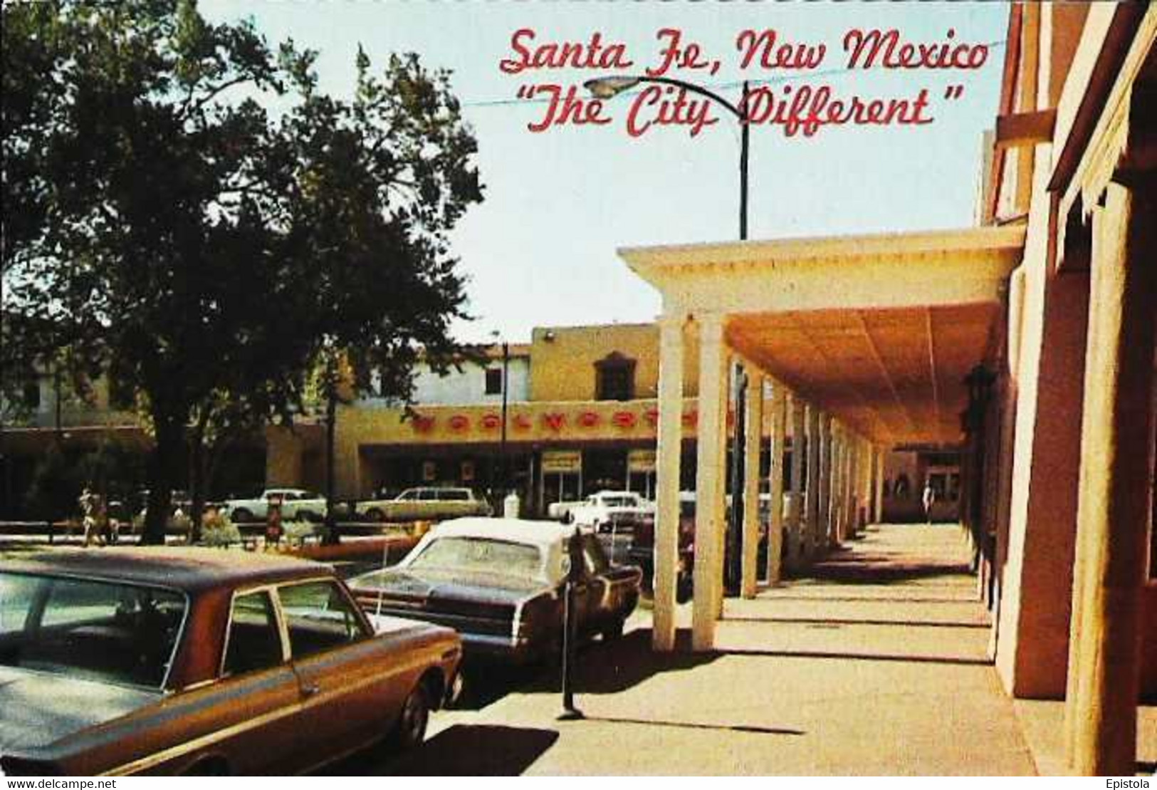 ►  SANTA FE Downtown - Cars & Woolworth's Market 1960/70s  (NM) - Santa Fe