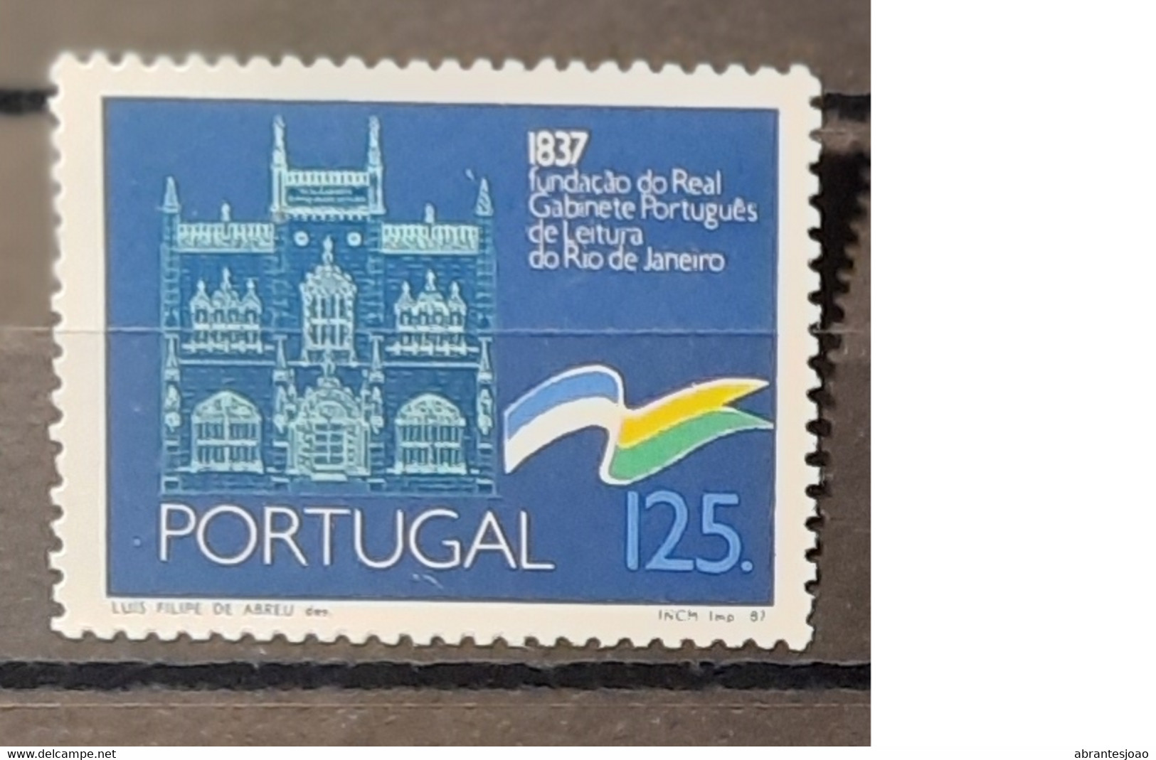 1987 - Portugal - MNH - 150 Years Of Reading Office In Rio De Janeiro -  Complete Set Of 1 Stamp - Nuevos