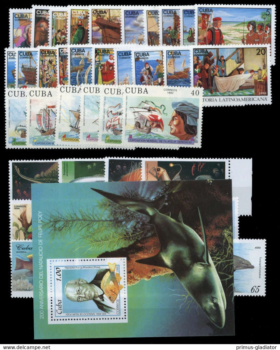 1992, Cuba, 3601-06 U.a., ** - Other & Unclassified