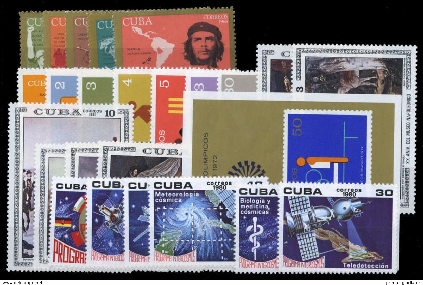 1968, Cuba, 1417-21 U.a, ** - Other & Unclassified