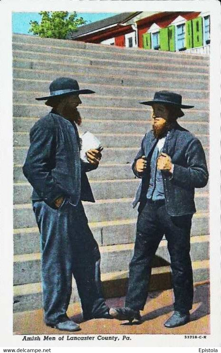 ►    Amish Men Of Lancaster  Country PA  1920s - Lancaster