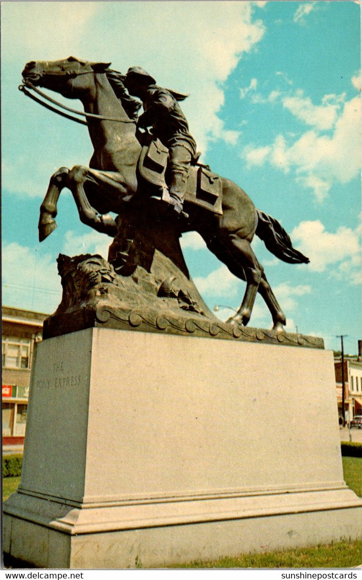 Missouri St Joseph Pony Express Memorial - St Joseph