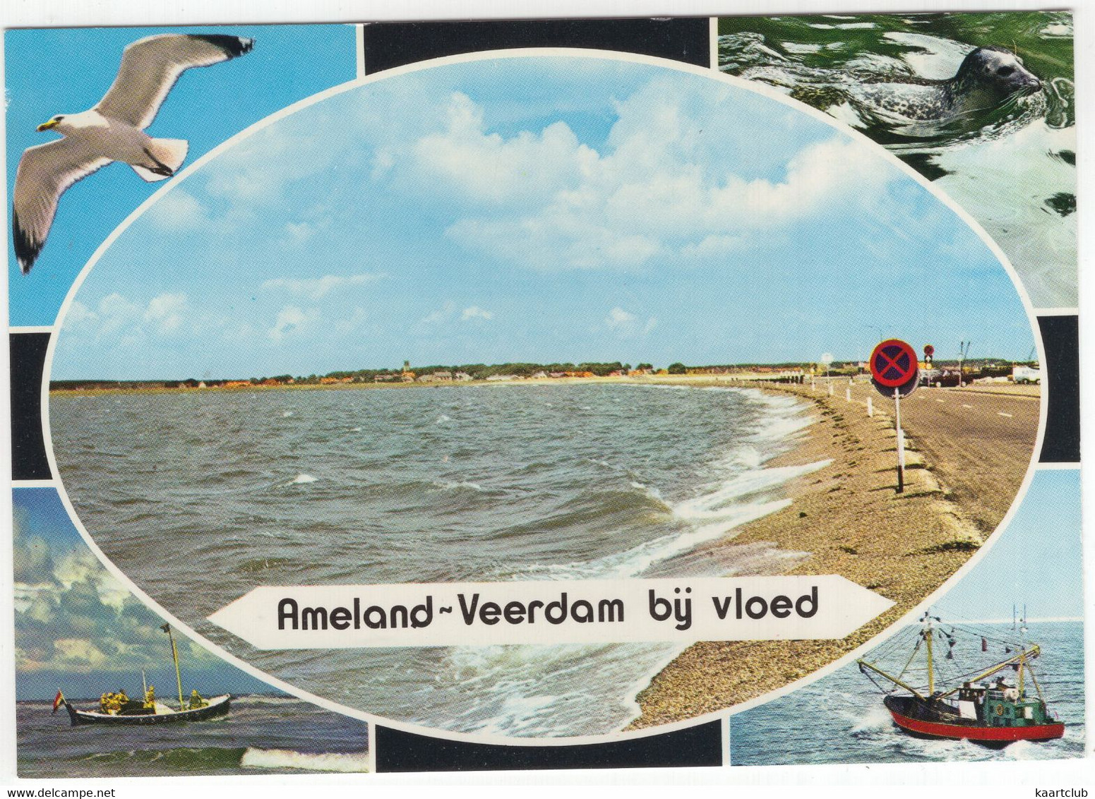 Ameland - Veerdam Bij Vloed - (Wadden, Nederland) - Nr. L. 2823 - Ameland