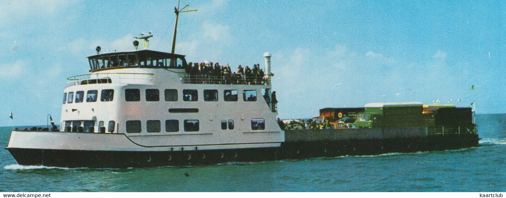 Groeten Van Ameland - De Veerboot / Ferry - (Wadden, Nederland) - Nr. L. 1868 - Vrachtauto / Truck - Ameland