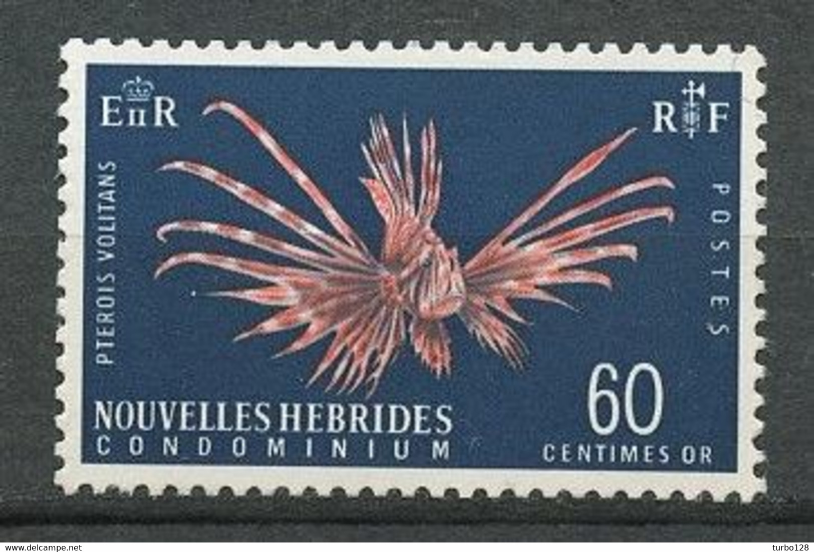 Nlle Hébrides 1967 N° 265 ** Neuf MNH Superbe C 2,50 € Faune Poissons Fishes Pterois Volitans Fauna Animaux - Ungebraucht