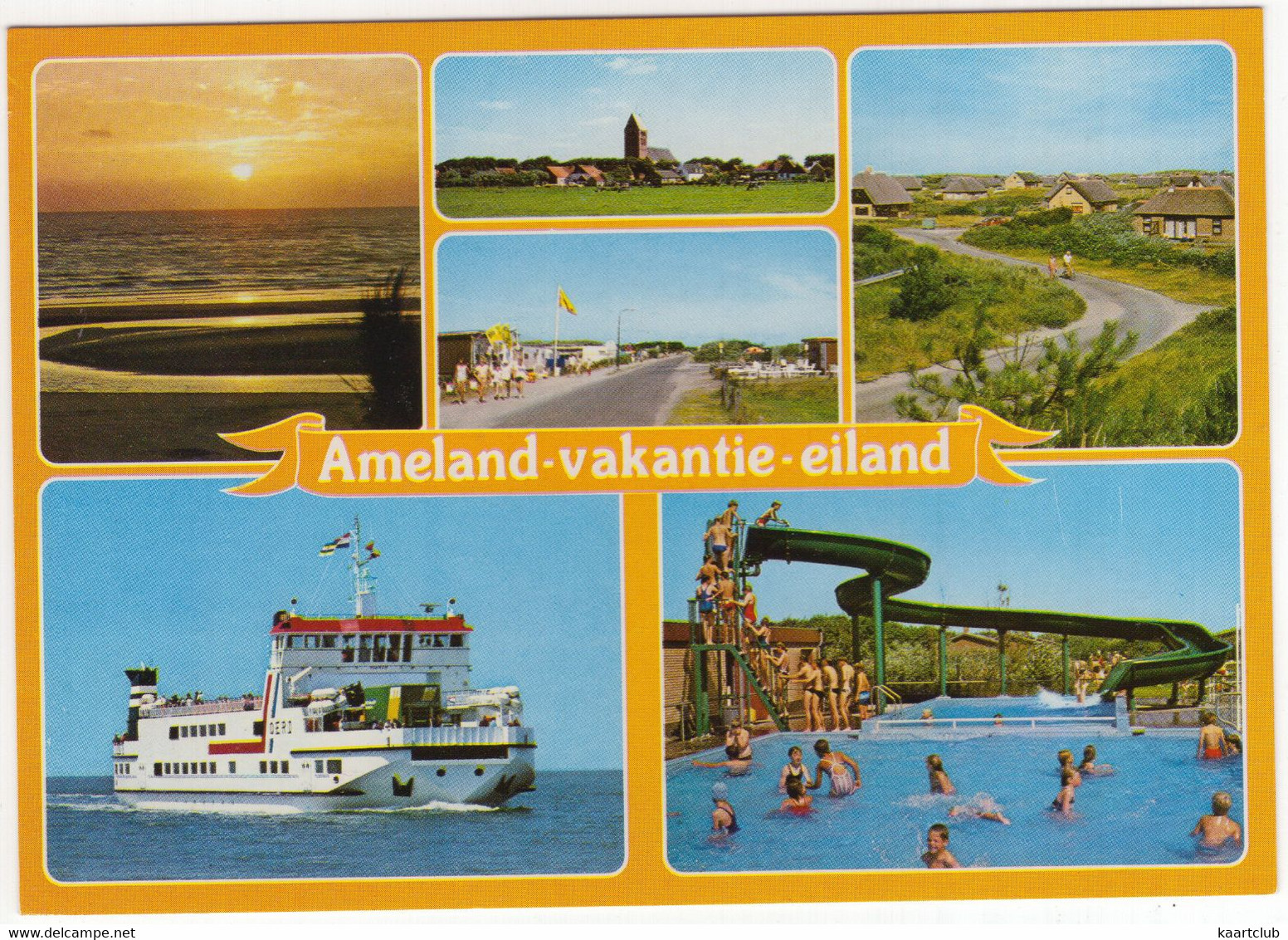 Ameland - Vakantie-eiland  (Wadden, Nederland) - AMD 11 - O.a. Veerboot, Zwembad, Glijbaan - Ameland