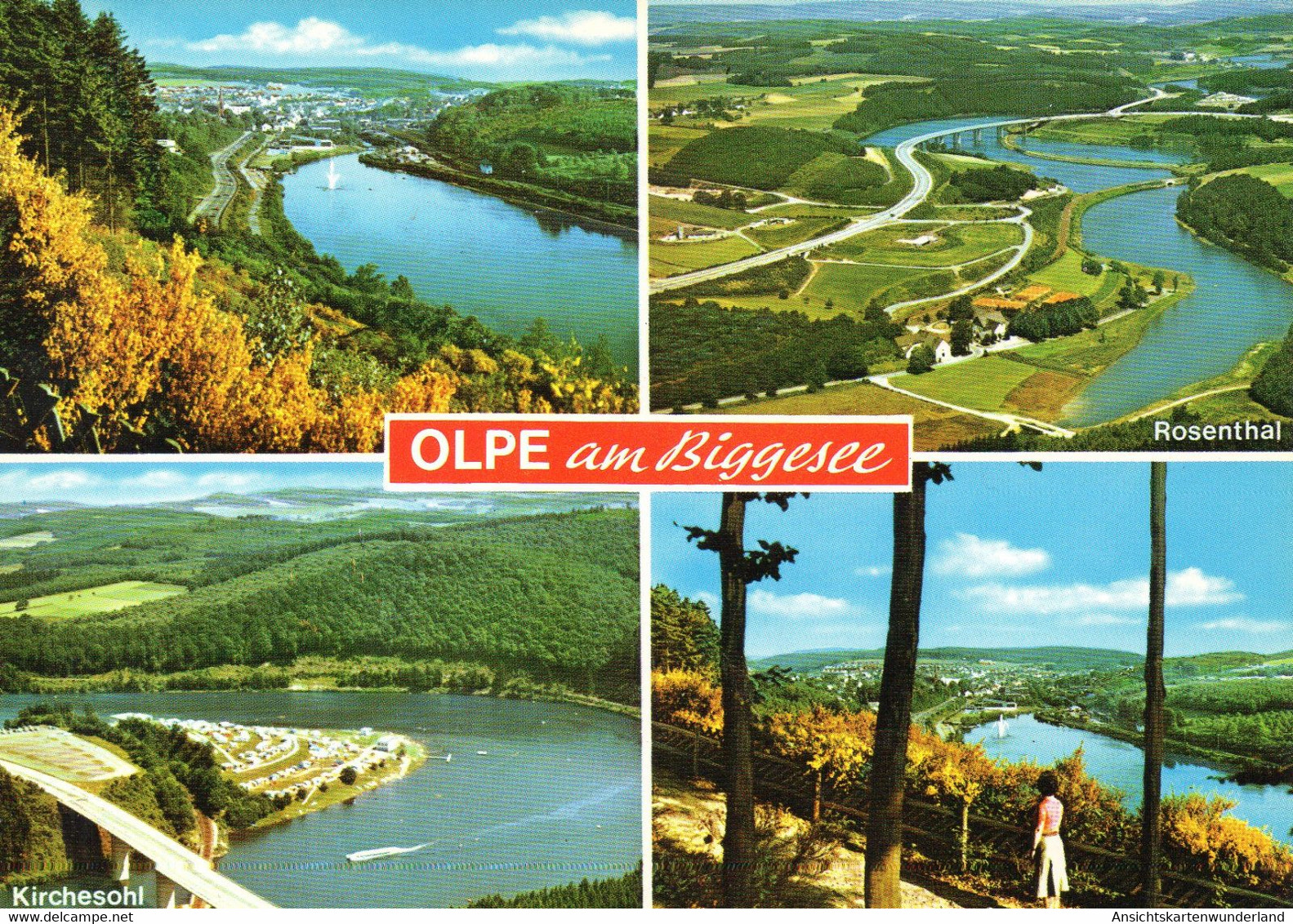 012017  Olpe Am Biggesee  Mehrbildkarte - Olpe