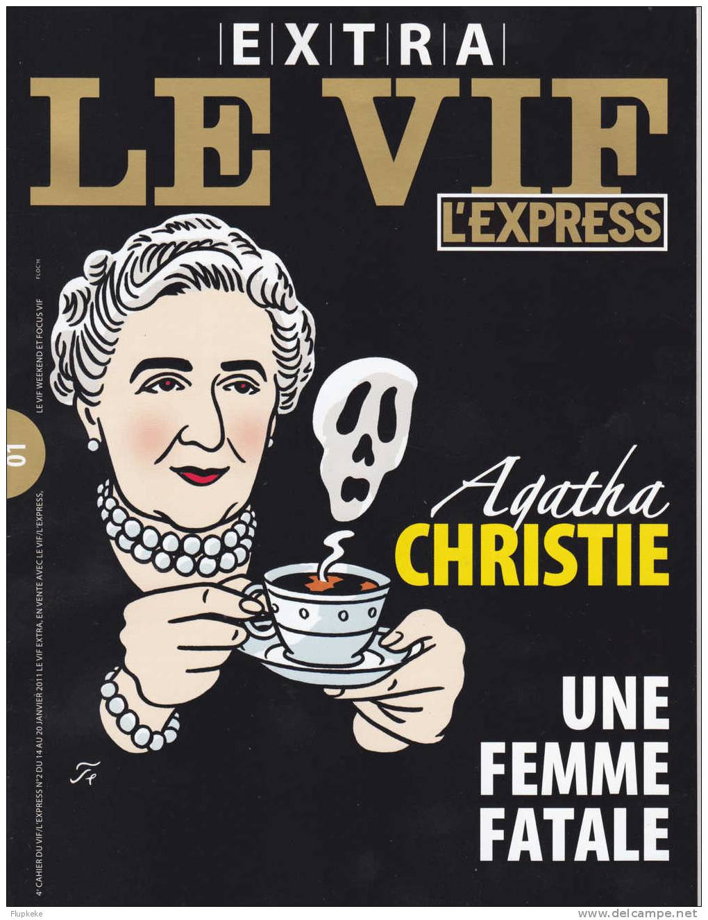 Le Vif L'Express Extra 01 Janvier 2011 Agatha Christie Une Femme Fatale - Agatha Christie