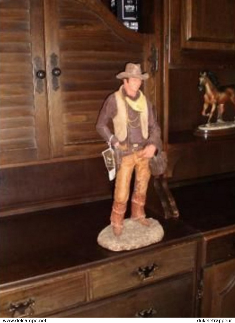 Statuette "Daniel MONFORT" Collection !!! "WAGON MASTER" (John WAYNE) ! - Sonstige & Ohne Zuordnung