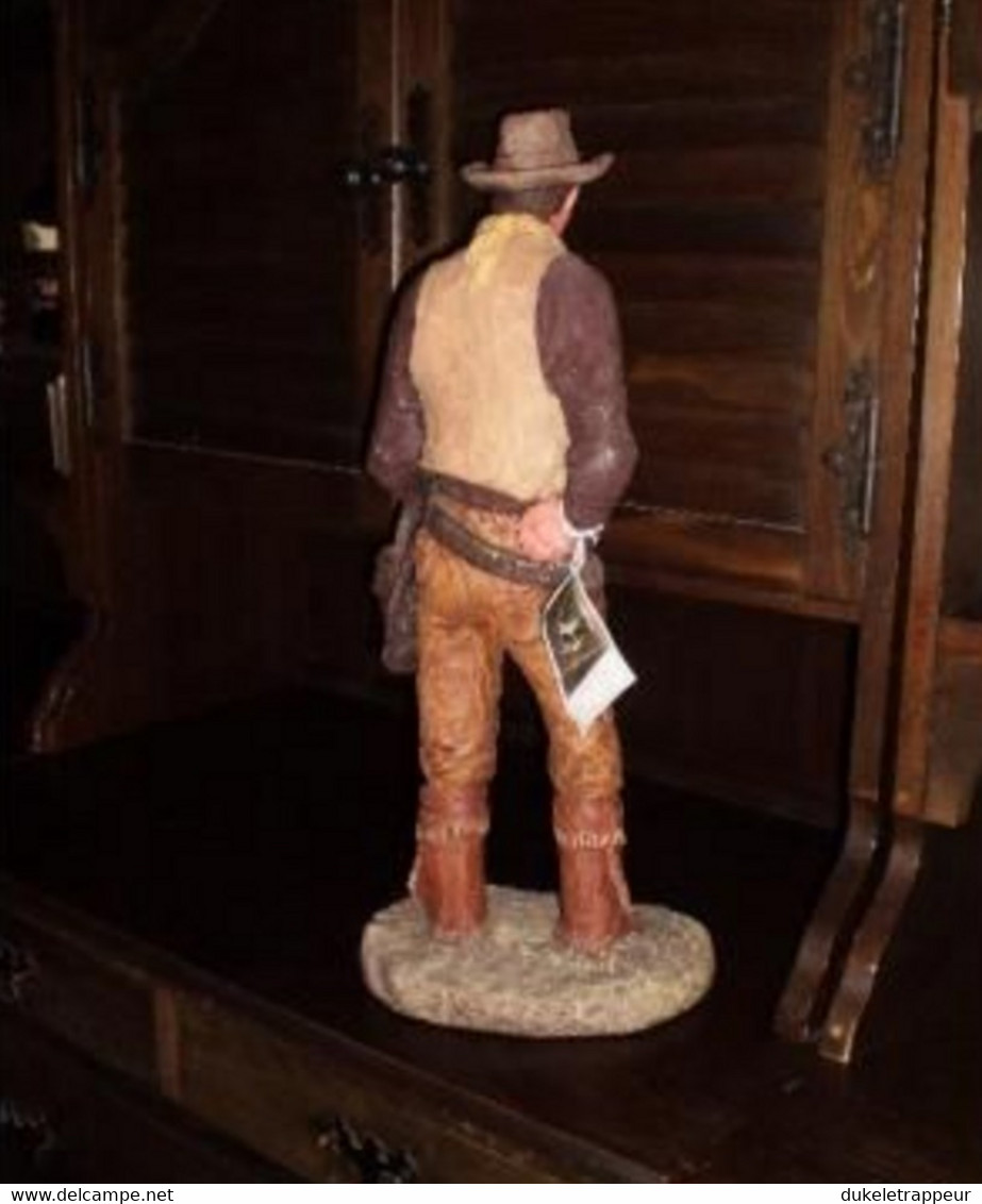 Statuette "Daniel MONFORT" Collection !!! "WAGON MASTER" (John WAYNE) ! - Autres & Non Classés