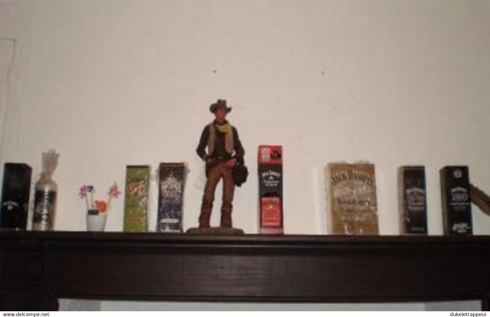 Statuette "Daniel MONFORT" Collection !!! "WAGON MASTER" (John WAYNE) ! - Andere & Zonder Classificatie