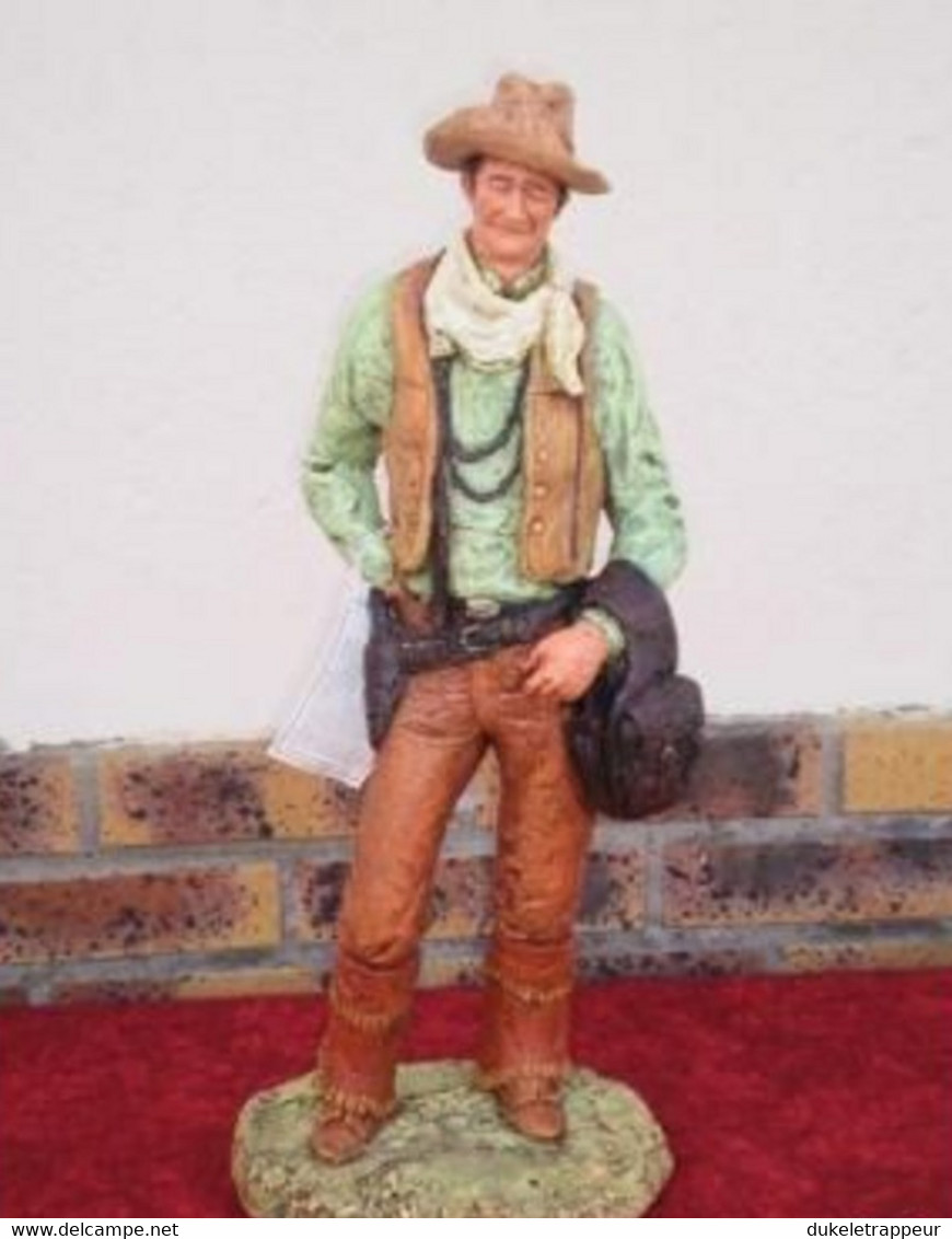 Statuette "Daniel MONFORT" Collection ! "WAGON MASTER" (John WAYNE Second Modèle !) - Altri & Non Classificati