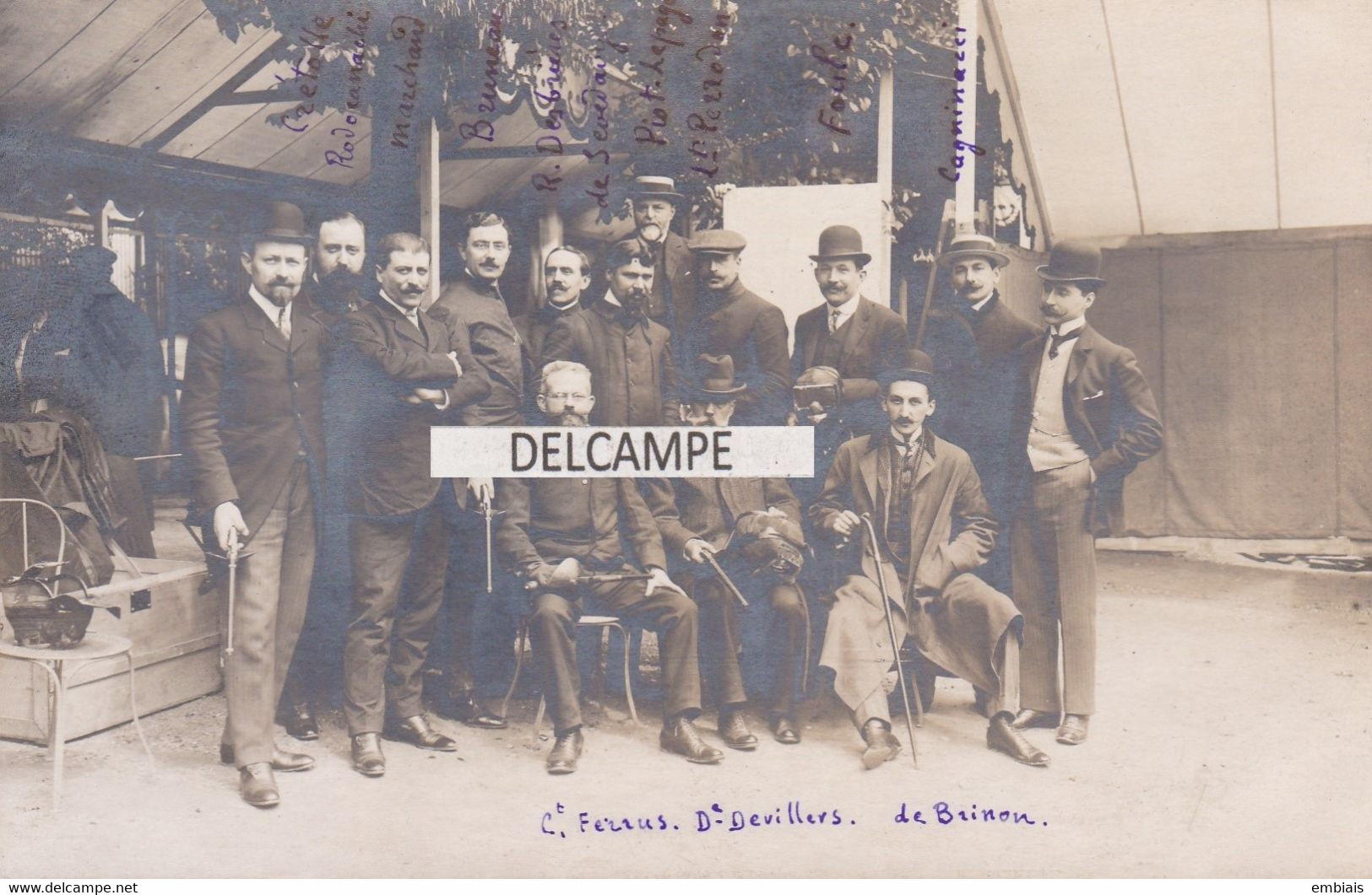 L'ASSAUT Au PISTOLET - Rare 3 Cartes Photos Du Club Avec Ses Membres: Dr DEVILLIERS, Lt FERRUS.. Séance D'entrainement - Tir (Armes)