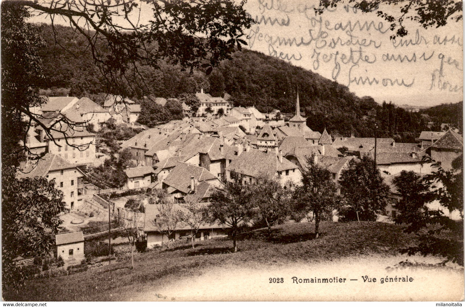 Romainmotier - Vue Generale (2023) * 6. 6. 1911 - Romainmôtier-Envy